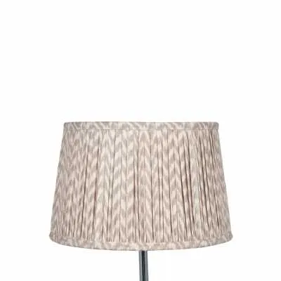 40cm Zig Zag Gathered Taupe Empire Shade