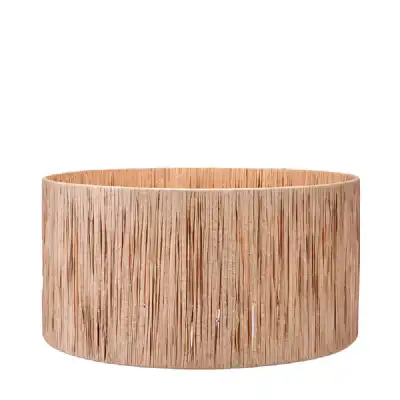 Tilia 40cm Natural Raffia Cylinder Shade