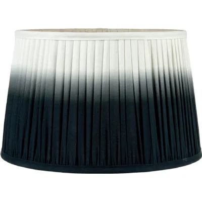 Scallop 40cm Black Ombre Soft Pleated Tapered Shade