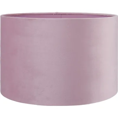 Rene 45cm Blush Velvet Cylinder Shade