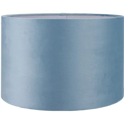 Rene 45cm Duck Egg Velvet Cylinder Shade