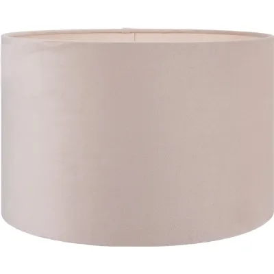 Rene 45cm Greige Velvet Cylinder Shade