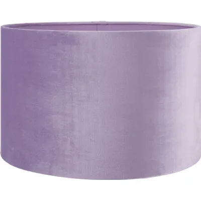 Rene 45cm Lilac Velvet Cylinder Shade