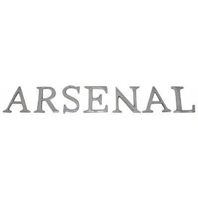 15cm Cast Aluminium Arsenal Letters