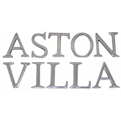 15cm Cast Aluminium Aston Villa Letters