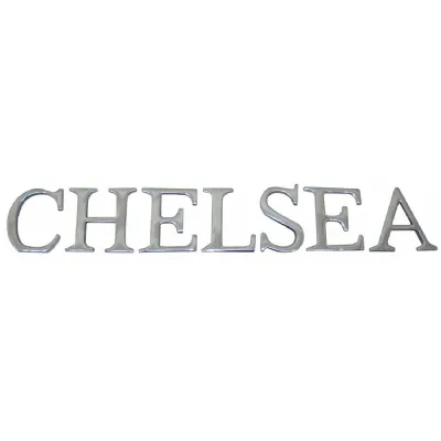 15cm Cast Aluminium Chelsea Letters