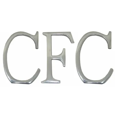 15cm Cast Aluminium CFC Letters