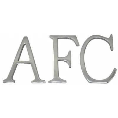 15cm Cast Aluminium AFC Letters
