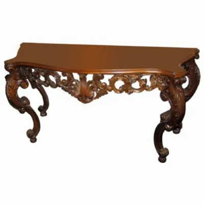 Console Hand Carved Mahogany 154cm