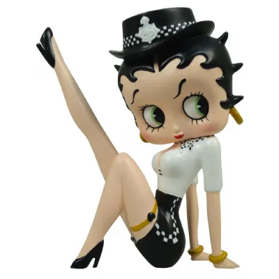 Betty Boop Police Lady Leg Up 17cm