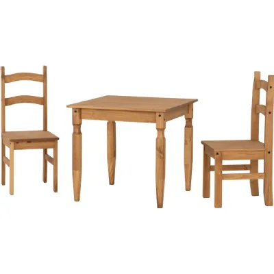 Rio Dining Set Distressed Waxed Pine
