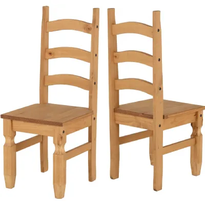 Corona Chair (Box of 2) Distressed Waxed Pine