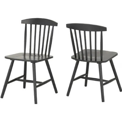 Emery Chair (Box of 2) Dark Grey