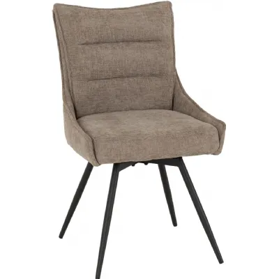 Lewis Swivel Chair (2 Per Box) Fawn Fabric