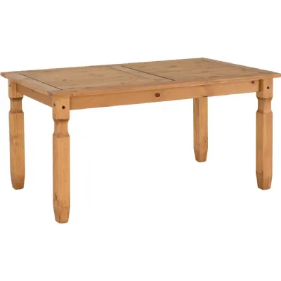 Corona 5' Dining Table Distressed Waxed Pine