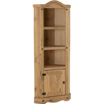 Corona Corner Unit Distressed Waxed Pine