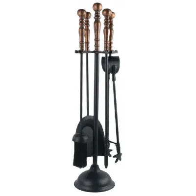 Large Companion Set With Copper Top 61cm