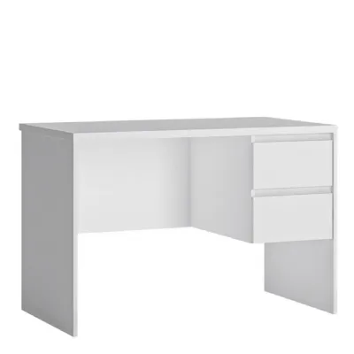 Fribo Desk 2 Drawer in Alpine White