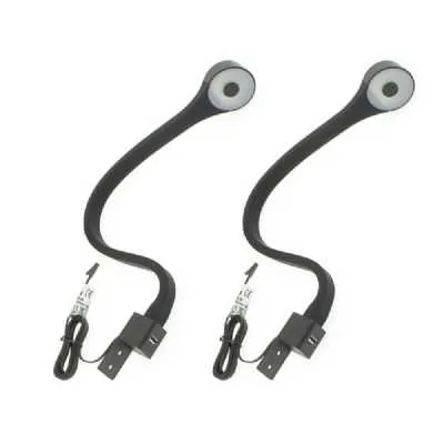 Flexi Light Black Metal Reading Lamps 2 Lights Including USB charger