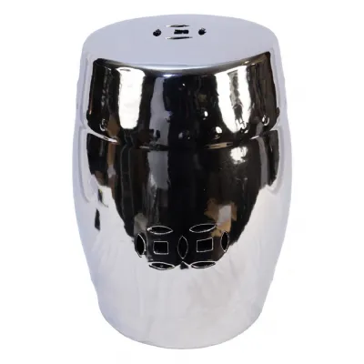 Chinese Stool Silver 46cm
