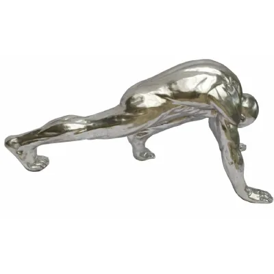 Chrome Finish Sporting Man Crouch Start 97cm