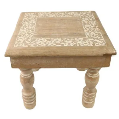 Stool Flower Design 30cm