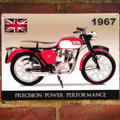 Triumph Tiger Cub Metal Sign 41cm