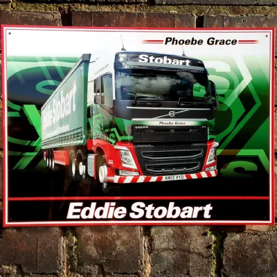 Eddie Stobart Phoebe Grace Metal Sign 41cm