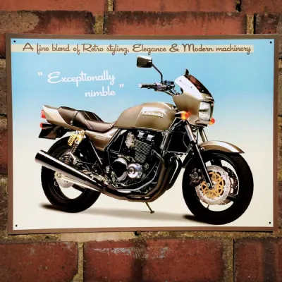 Kawasaki ZRX Metal Sign 41cm
