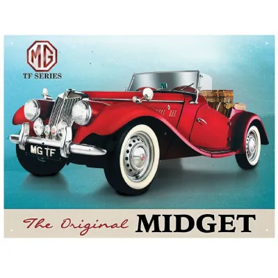 MGTF Midget Metal Sign 41cm TBD