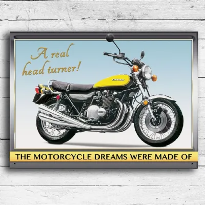 Kawasaki Z1 Metal Sign 41cm