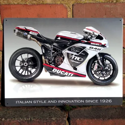 Ducati 848 Evo Metal Sign 41cm