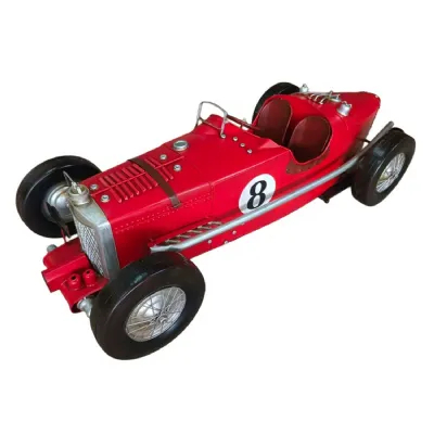 Red 1930's Supercharged Sports Car 102cm