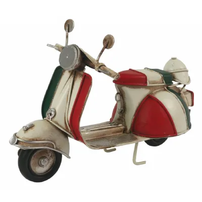 Red White & Green Scooter 18cm