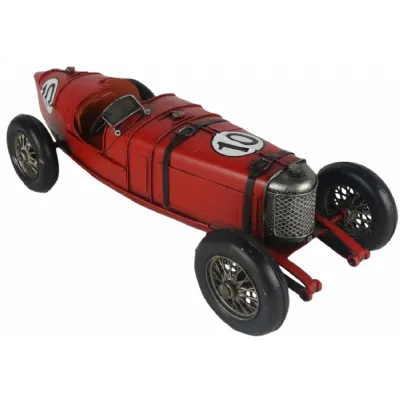 Red Boat Tail Vintage Sports Car 32.5cm