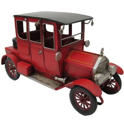 Vintage Red Car 25.5cm