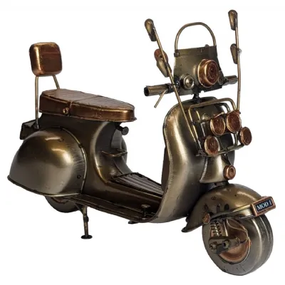Mod Scooter Polished Metal 29cm