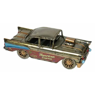 50s Car Polished Metal 33cm