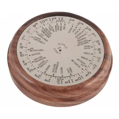 Time Zone Paperweight 10cm