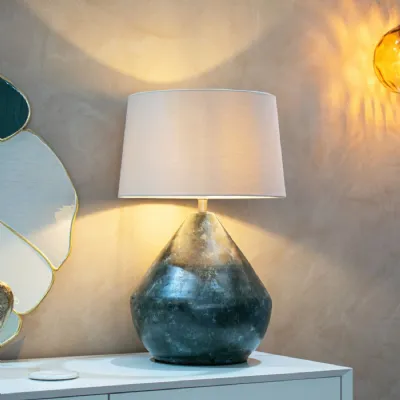 Aketa Small Weathered Table Lamp (Base Only)