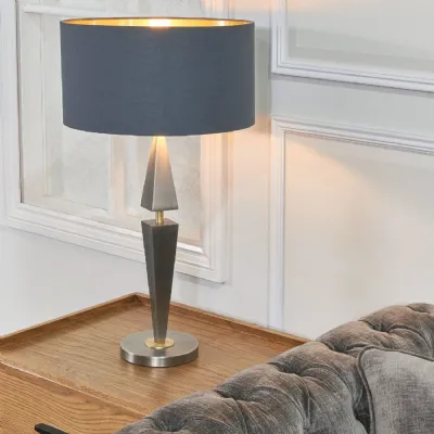 Segre Gunmetal Table Lamp