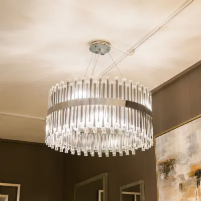 Colmar Nickel Finish Chandelier