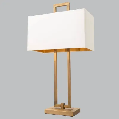 Ember Antique Brass Finish Table Lamp