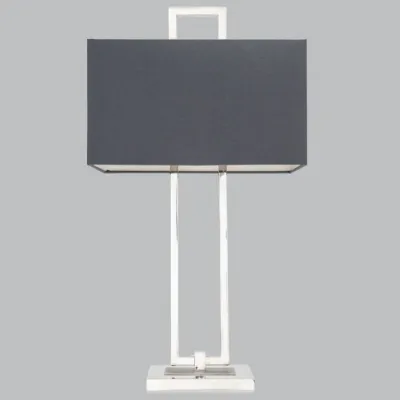Ember Nickel Finish Table Lamp