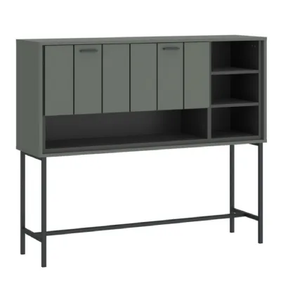 Arundel Bar Table 1 Flap in Green Grey