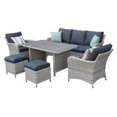 Roma Luxury Rattan Large Sofa Set