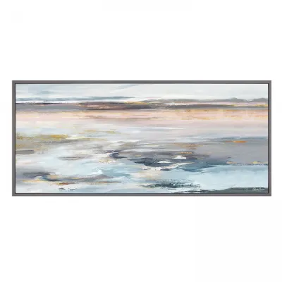 Even Tide Framed Canvas Wall Art