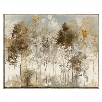 Copper Frost Framed Canvas
