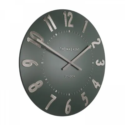 20 inches Wall Clock Olive Green