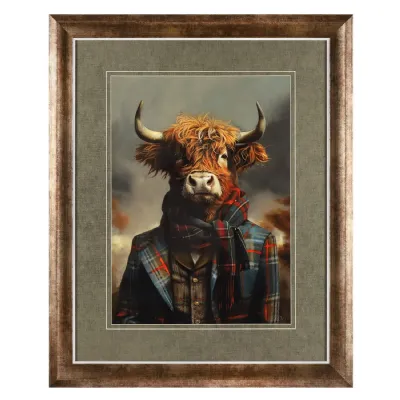 Dapper Highlander Framed Art